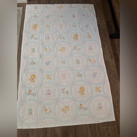 Care Bears Bedding Vintage Original Care Bears White Quilted Baby